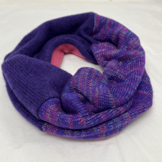 Purple Glitter Neck Warmer