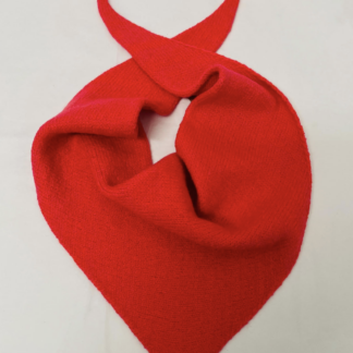 Lipstick Red Triangle Scarf