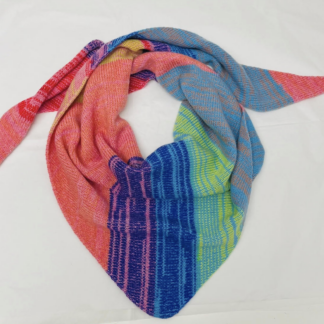 Large Stripe Triangle Scarf